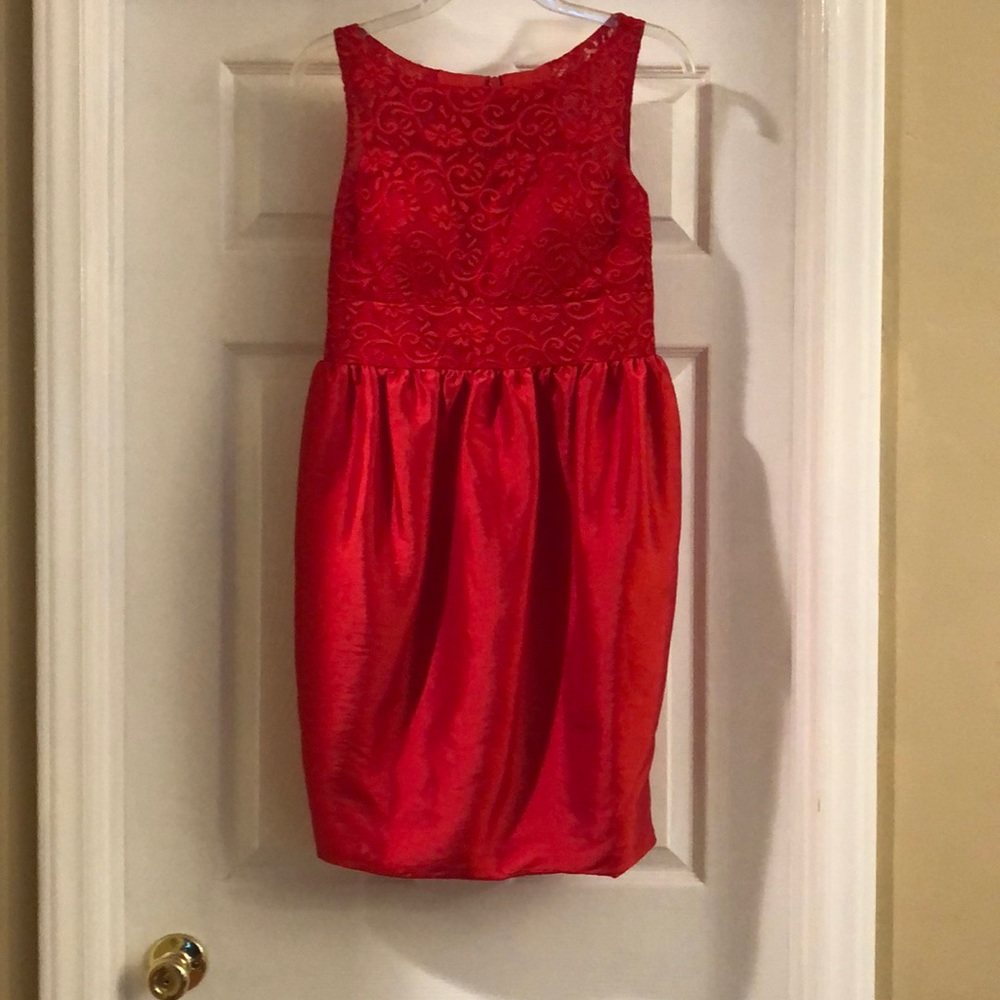 Classic Red Bridesmaid Dress